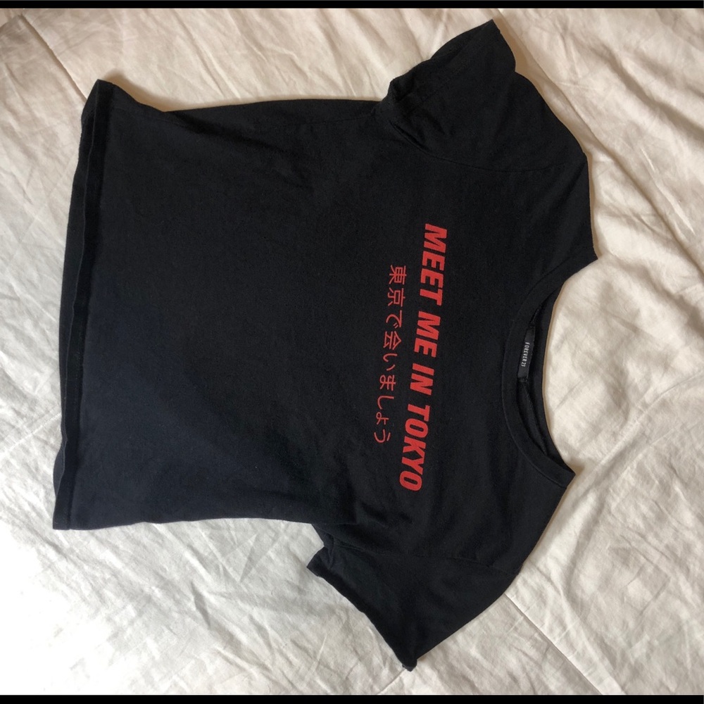 “Meet me in Tokyo” crop top